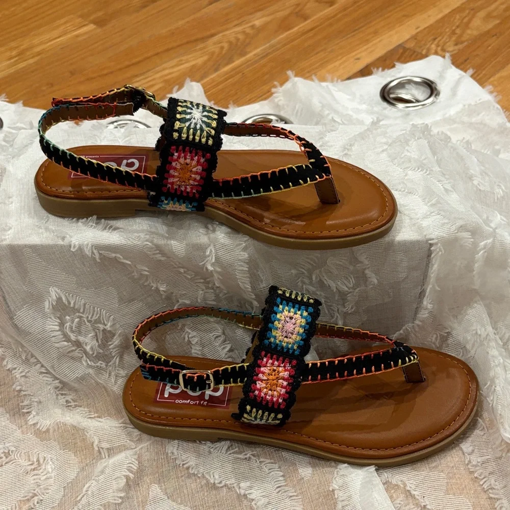 Boho Chic Multicolor Sandals